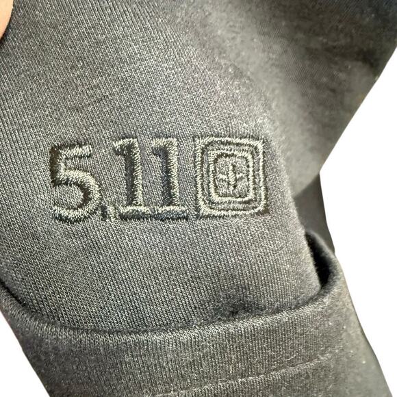 5.11 Tactical Jacket Womens Medium Black Audrey Cover Up Cross Snap Discontinued - Picture 2 of 15